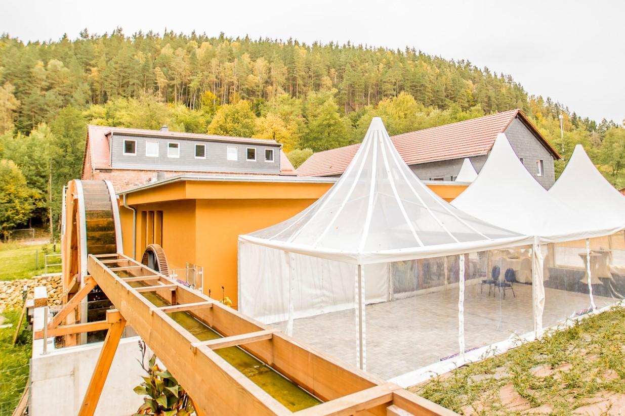 Brauereigasthof Ziegenmuehle Schleifreisen Buitenkant foto